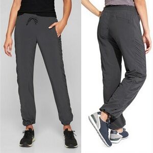 Athleta La Viva Jogger Pants Size 8 Dark Gray EUC